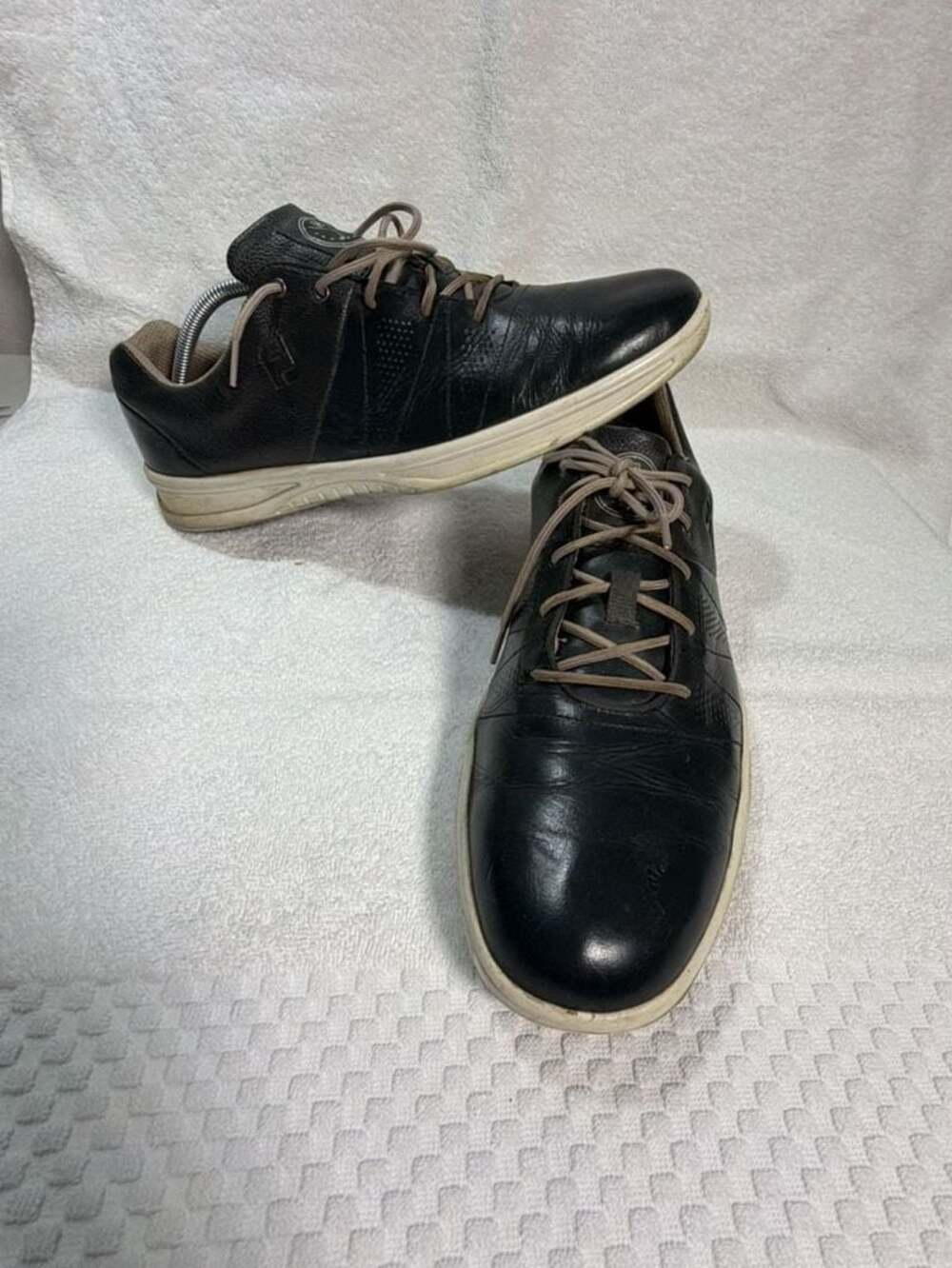 FootJoy Contour Casual Men's Spikeless Golf Shoes 54072 Black Leather